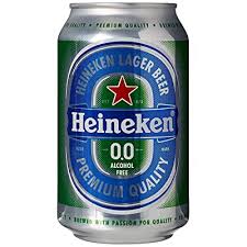 Heineken 0.0% Non-Alcohol, Alcohol Free Beer, Great Taste, Zero Alcohol, 11.2 Fl Ozl Case of 24 cans 330ml