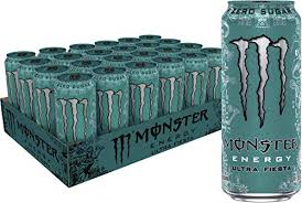 Monster Energy Ultra Fiesta, Sugar Free Energy Drink, 16 Fl Oz, Pack of 24, 240ml can