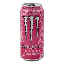 Monster Energy Ultra Rosa, Sugar Free Energy Drink, 16 Fl Oz, Pack of 24 500ml can
