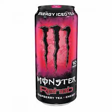 Monster Rehab Energy Drink, Raspberry Tea, 15.5 Ounce (Pack of 24) 240ml can