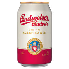 Budweiser Budvar Original Czech Premium Lager Cans 24 x 330ml
