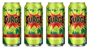 Surge Citrus Flavored Soda 16fl oz-355ml (12 cans)