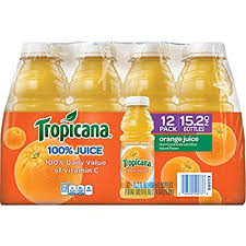 Tropicana, Orange Juice, 15.2 Oz. 450ml